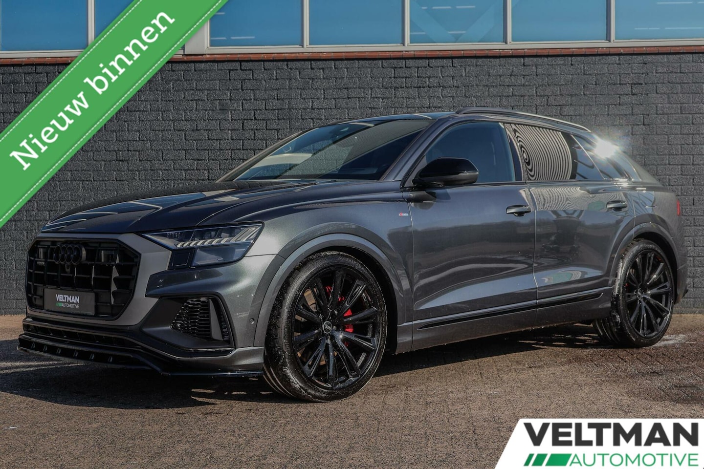 Audi Q8 - 55 TFSI e quattro 3x S-Line HEAD UP ACC LUCHTVERING 23INCH RS SEATS 360CAMERA - AutoWereld.nl