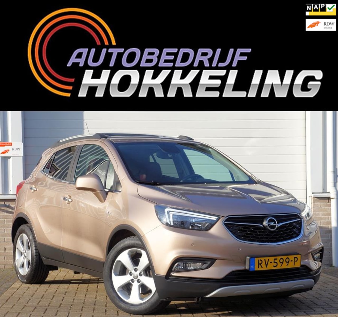 Opel Mokka X - 1.4 Turbo Innovation 140pk; Automaat+Leder+Schuifdak=DEALER !! - AutoWereld.nl