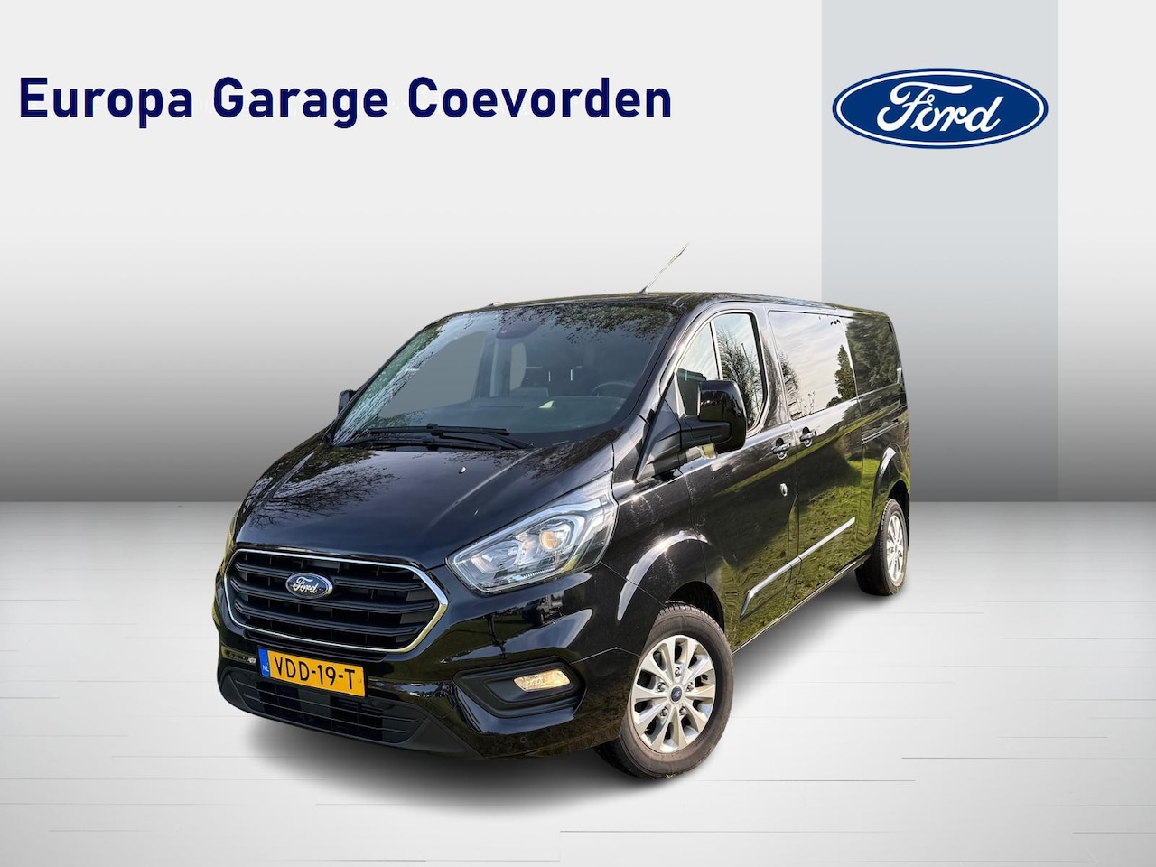 Ford Transit Custom - 300 2.0 TDCI AUTOMAAT L2H1 Limited DC | TREKHAAK | WINTERPACK | NAVI | AIRCO | - AutoWereld.nl