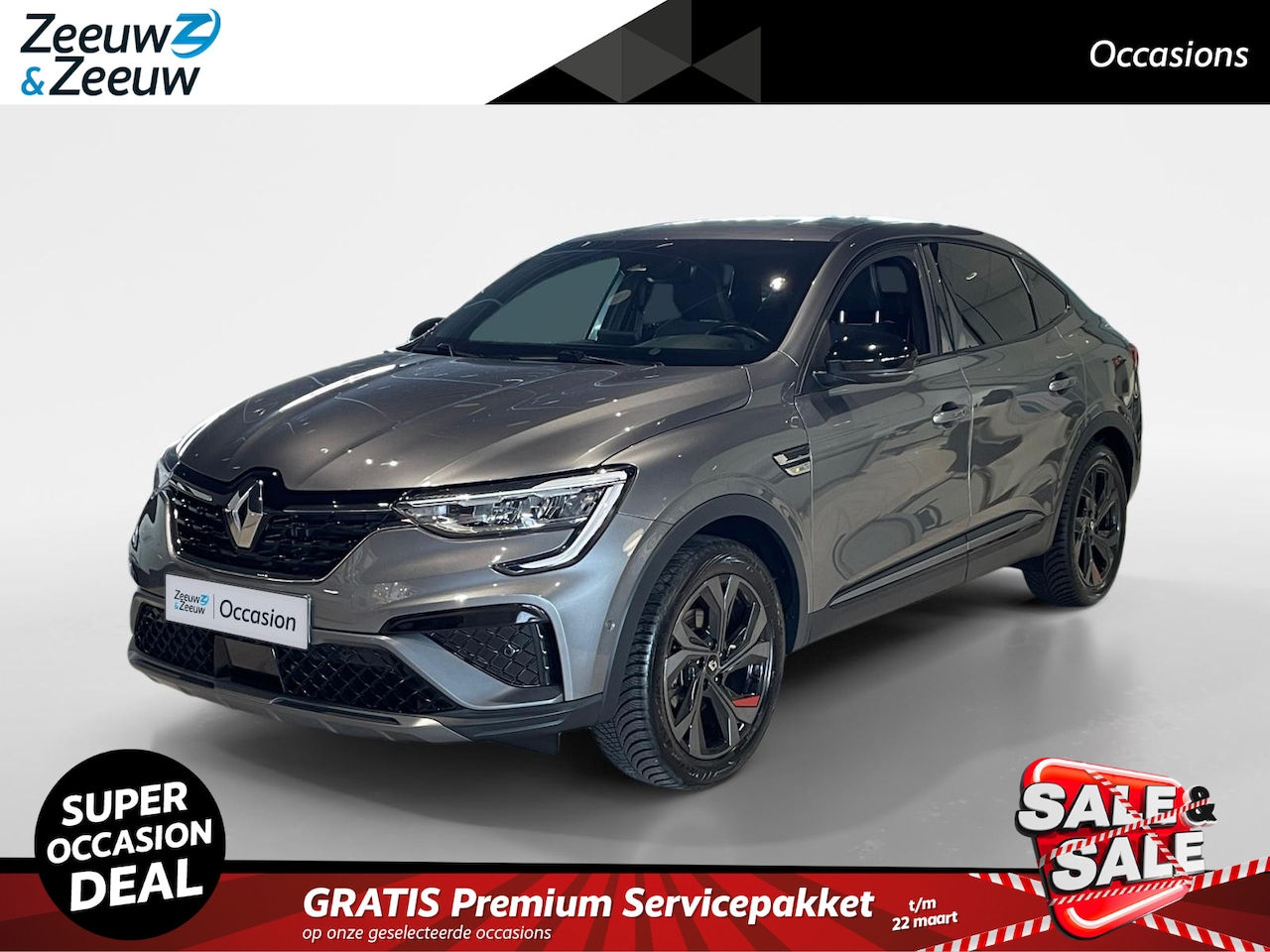 Renault Arkana - 1.6 E-Tech Hybrid R.S. Line 143PK AUTOMAAT | Trekhaak | Navigatie | Adaptive Cruise Contro - AutoWereld.nl