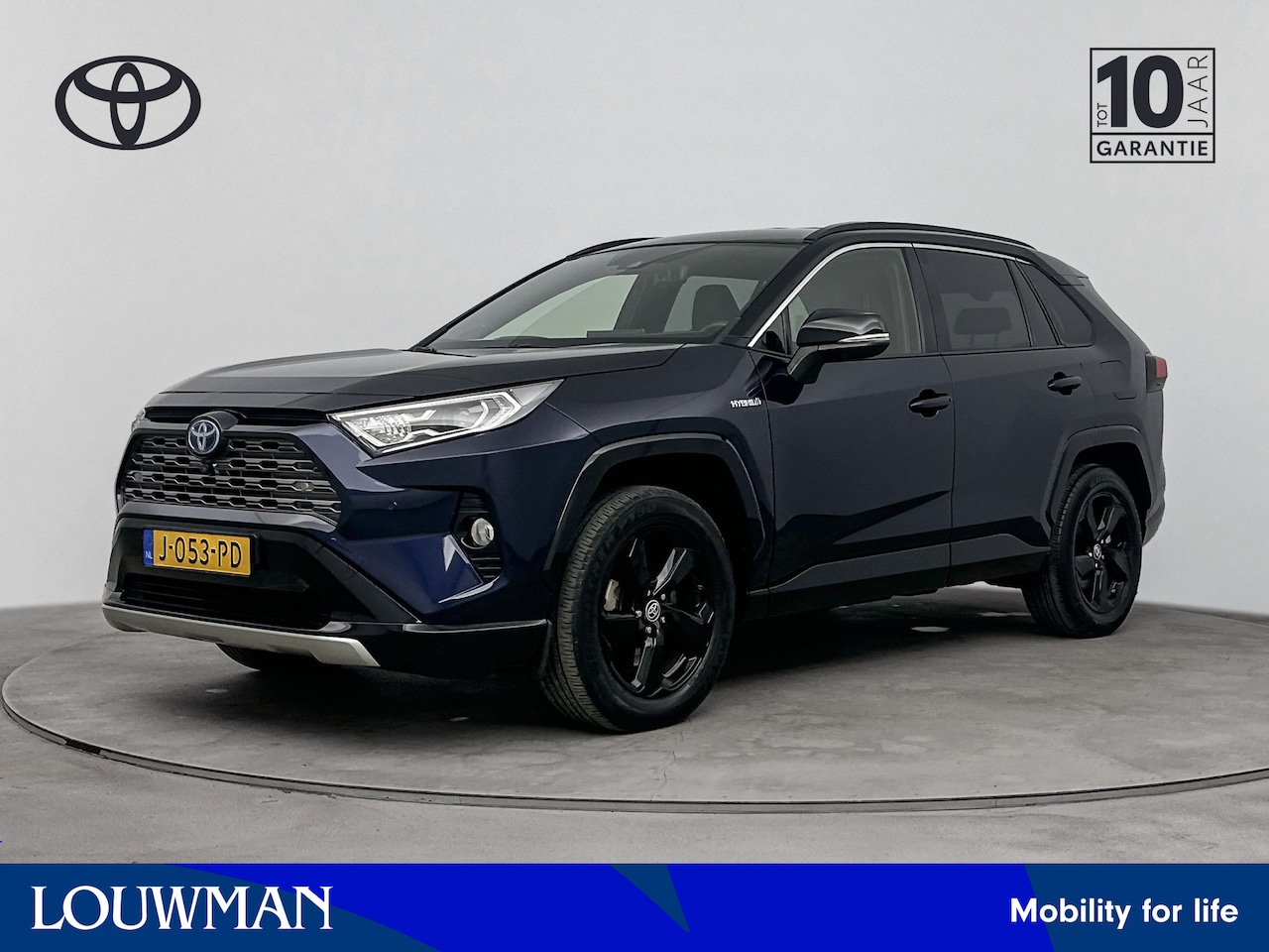 Toyota RAV4 - 2.5 Hybrid AWD Bi-Tone | Dodehoek Ass. | Parkeersensoren | JBL | Navigatie | LM velgen | D - AutoWereld.nl