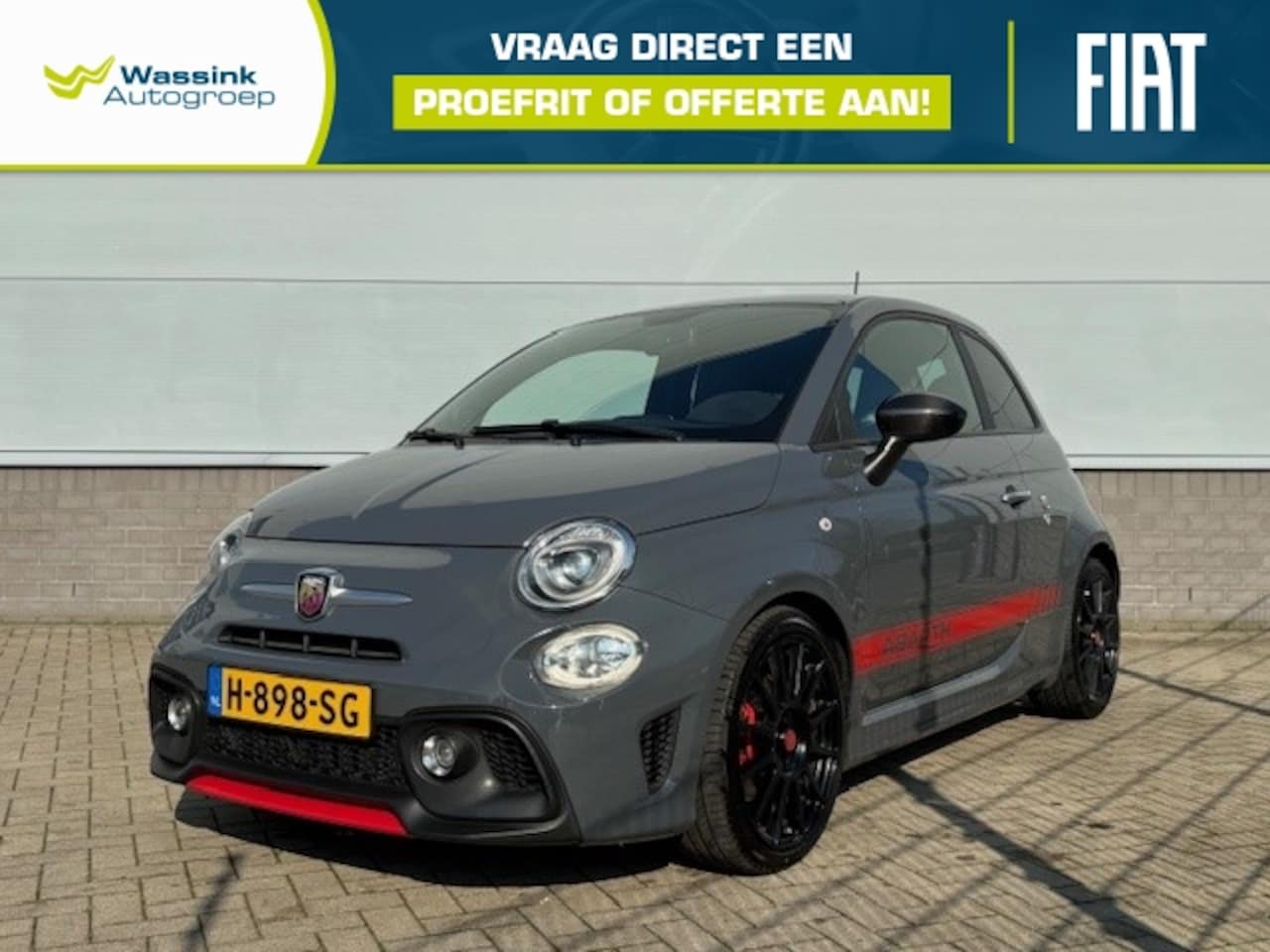 Fiat 500 Abarth - XSR Yamaha Uitvoering | Akrapovic Uitlaatsysteem | Lederen Sportstoelen | Carbon Fiber det - AutoWereld.nl