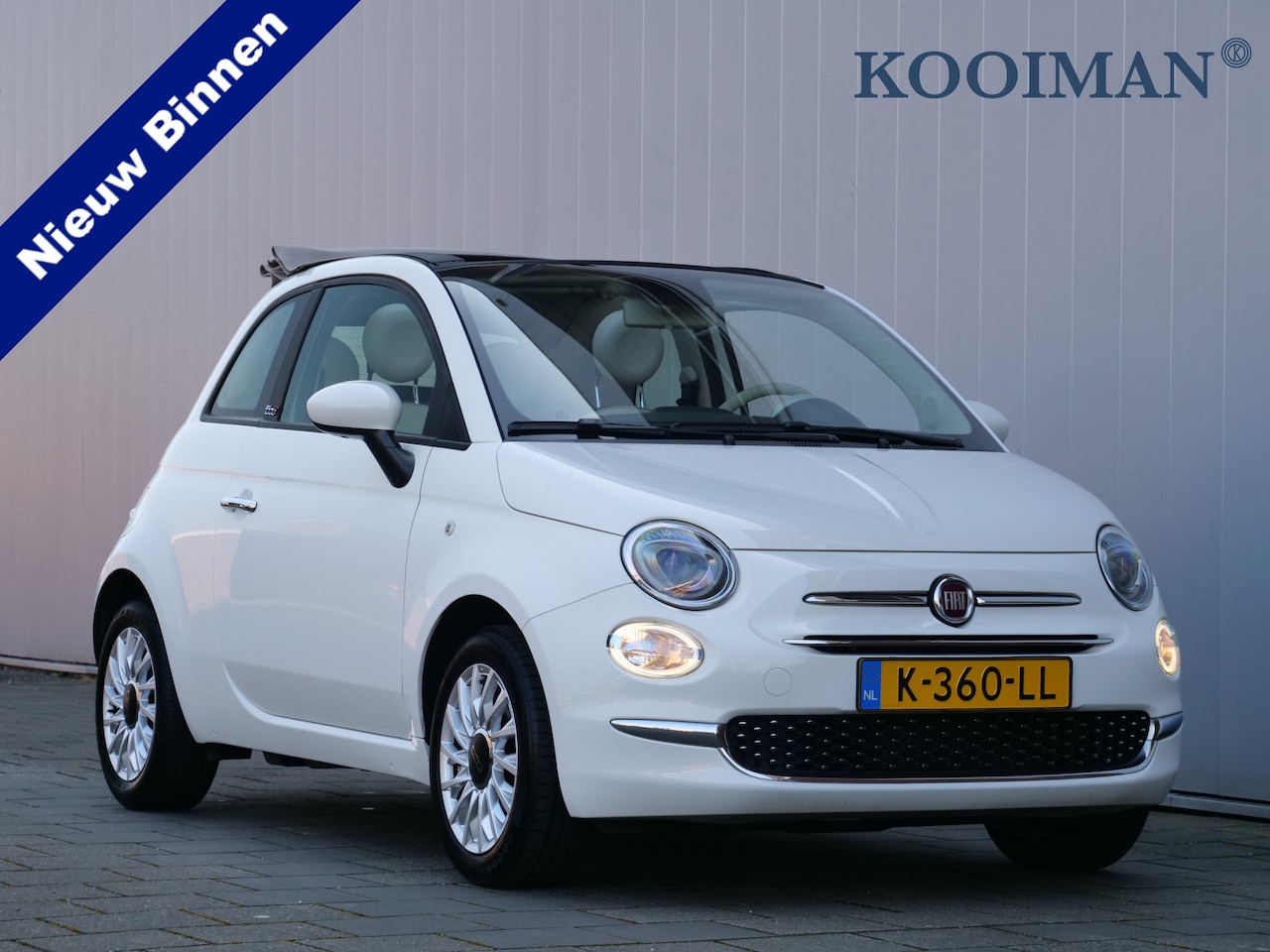 Fiat 500 C - 1.0 Hybrid 70pk Lounge Airco / U-connect / Parkeersensoren / Cruise-control - AutoWereld.nl