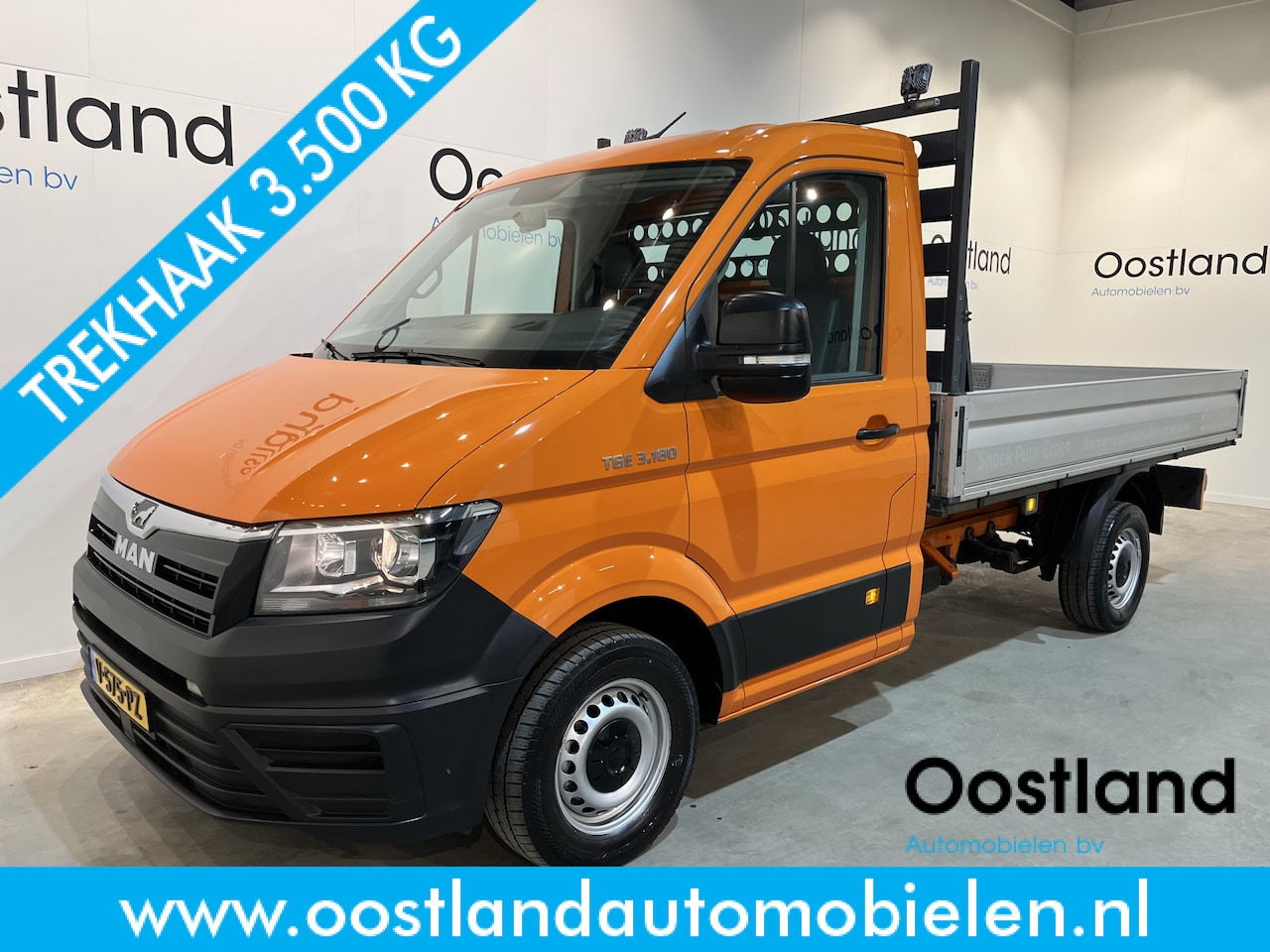 MAN TGE - 35 2.0 180 PK RWD Open Laadbak / Euro 6 / Trekhaak 3500 KG / Airco / Cruise Control / 97.0 - AutoWereld.nl