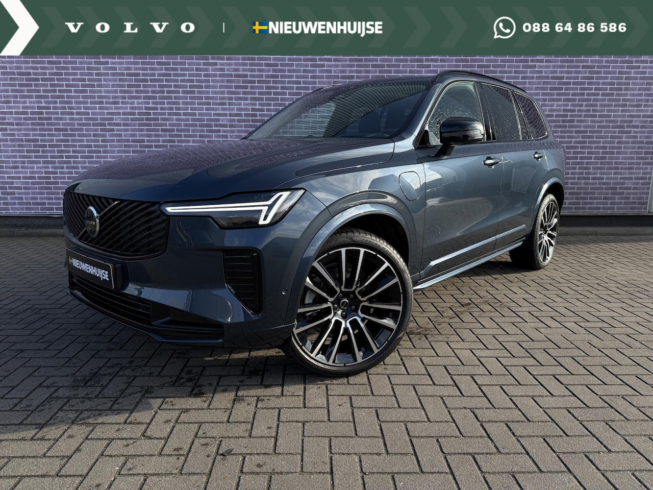 Volvo XC90 - - nieuw model - T8 Plug-in hybrid AWD Ultra Dark | Bowers & Wilkins audio | Luchtvering | - AutoWereld.nl