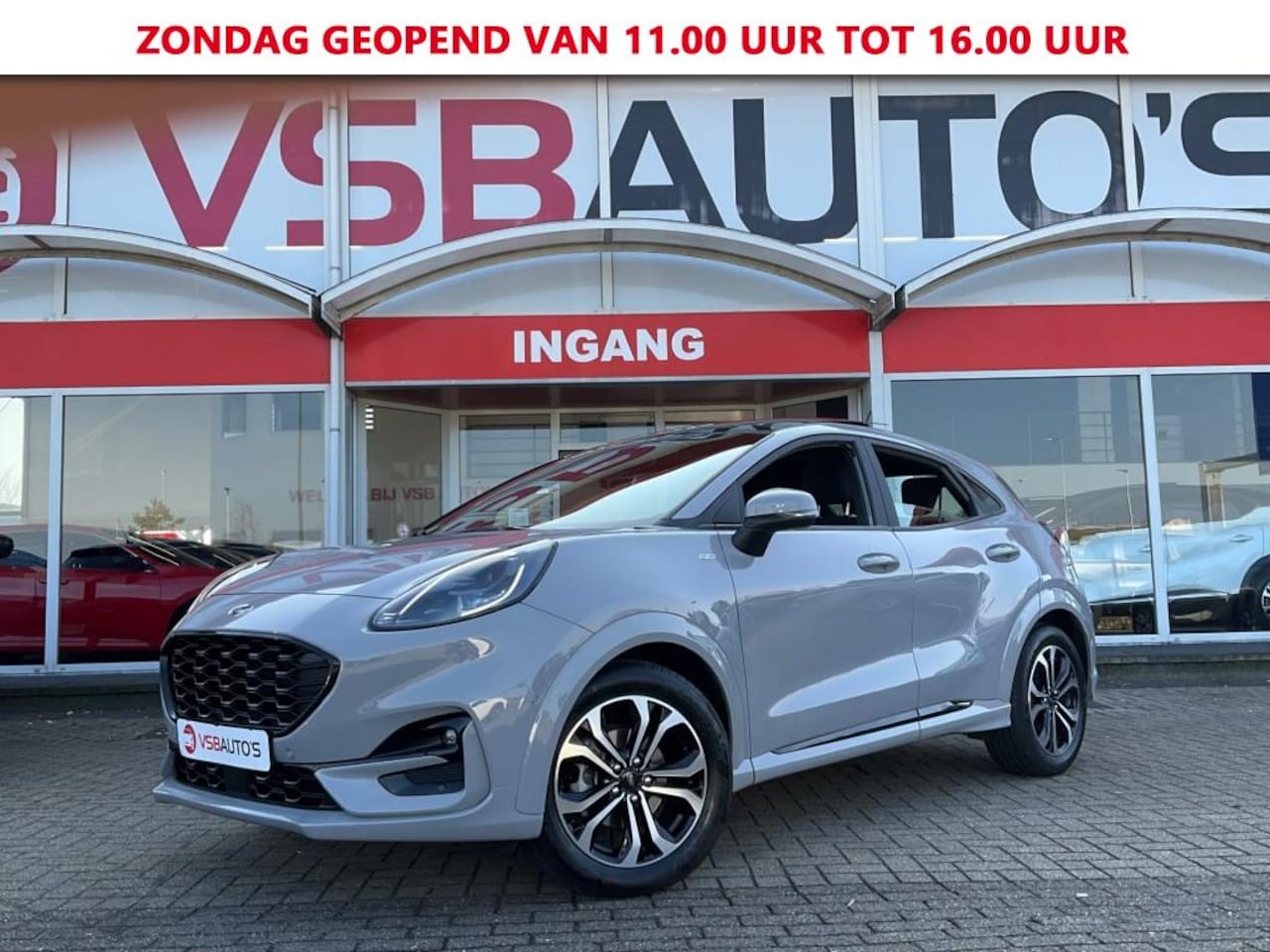 Ford Puma - 1.0 ECOBOOST 155PK ST-LINE PANO-DAK TREKHAAK CAMERA NAVI AIRCO L - AutoWereld.nl