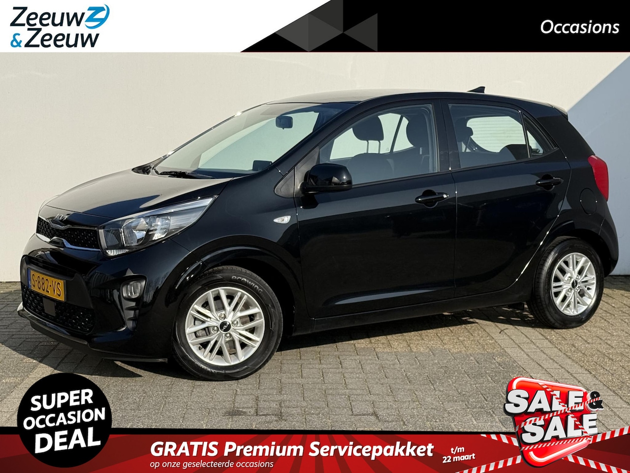 Kia Picanto - 1.0 DPi DynamicLine | AIRCO | CRUISE CONTROLE | LMV | APPLE CARPLAY & ANDROID AUTO | ETC.. - AutoWereld.nl