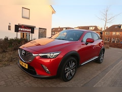 Mazda CX-3 - 2.0 Aut f-1 LEDER|HEAD-UP|CAMERA|NAVIGATIE|LED|KEYLESS|DODEHOEK|ZEER MOOI