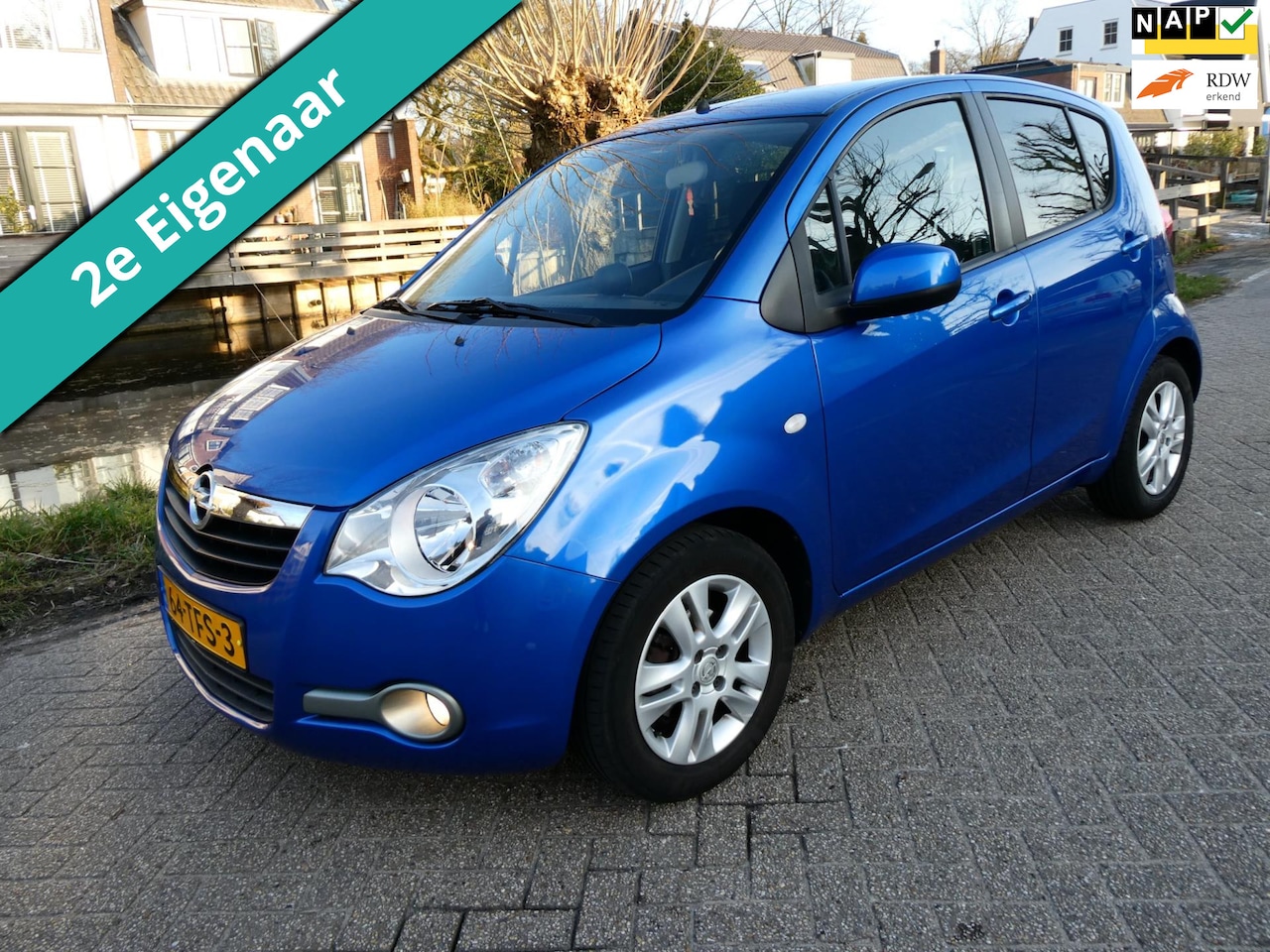 Opel Agila - 1.0 Edition 73.000km NAP 2e eig. Airco Hoge instap Zuinig A-Label - AutoWereld.nl