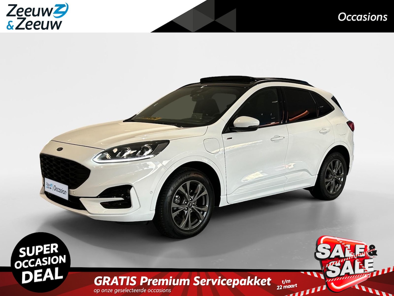 Ford Kuga - 2.5 PHEV ST-Line 225pk automaat | Stoel- stuur en voorruitverwarming | Panorama dak | Adap - AutoWereld.nl