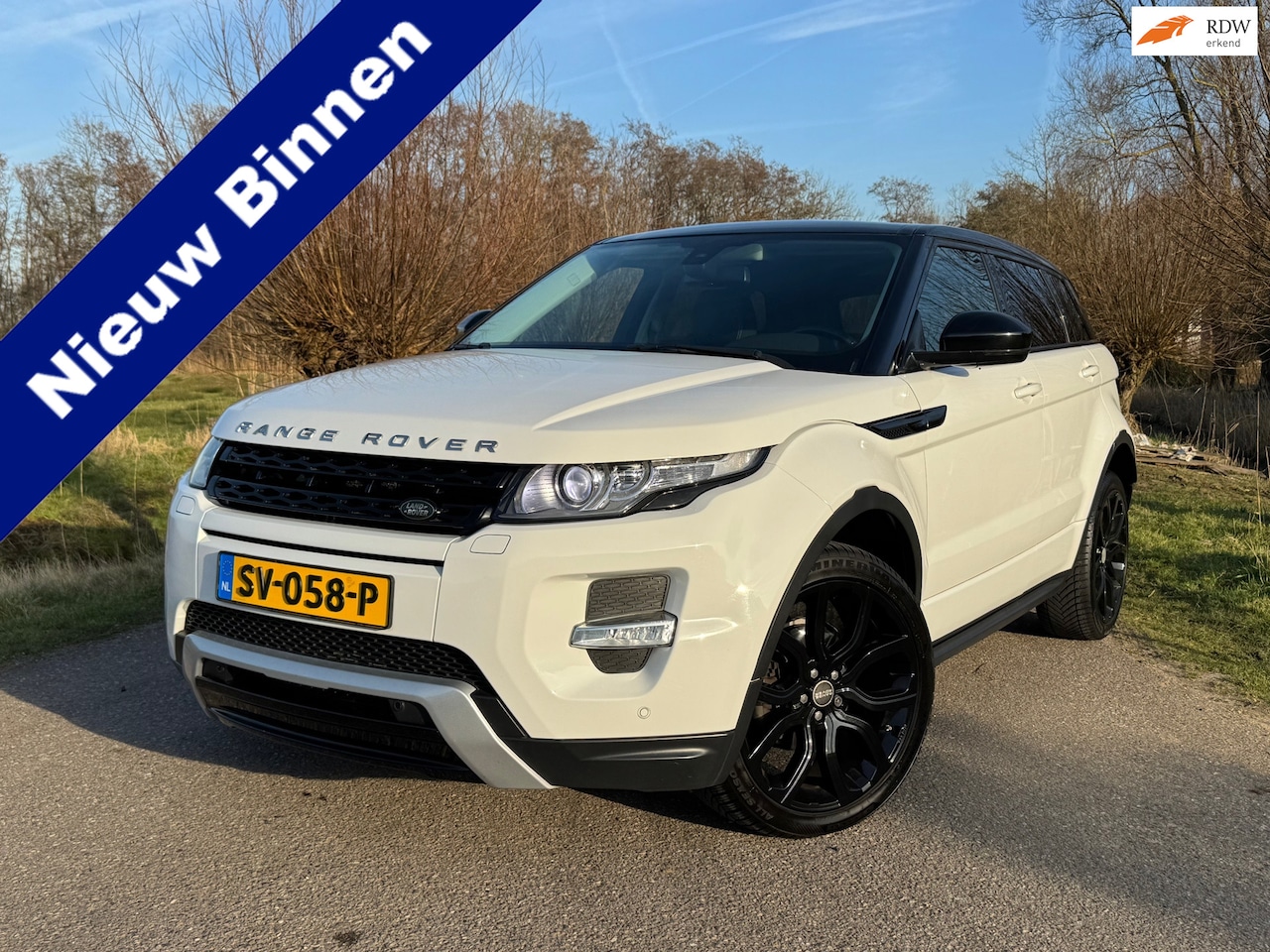 Land Rover Range Rover Evoque - 2.2 eD4 2WD Prestige Business Edition / Airco / Navigatie / Leder / Electrische Achterklap - AutoWereld.nl