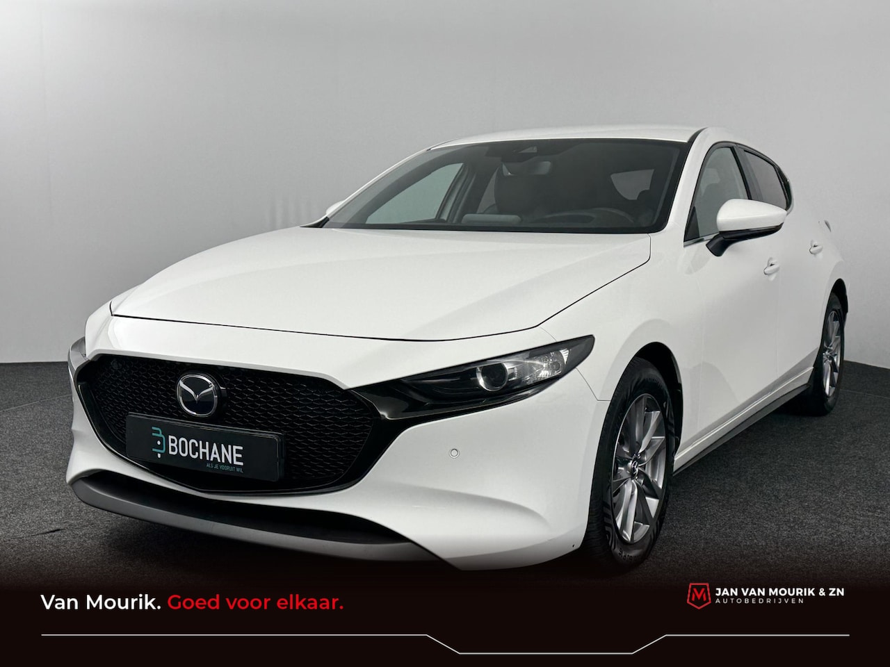 Mazda 3 - 2.0 e-SkyActiv-X M Hybrid 180 Comfort | BOSE-audiosysteem | Lederen Bekleding | Stoel/stuu - AutoWereld.nl