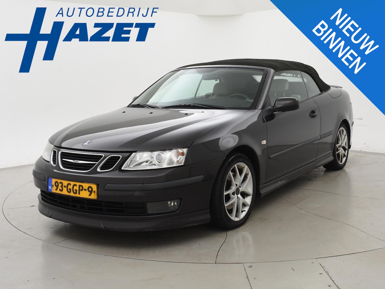 Saab 9-3 Cabrio - 2.0T 210 PK AERO AUT. *OPKNAPPER* - AutoWereld.nl