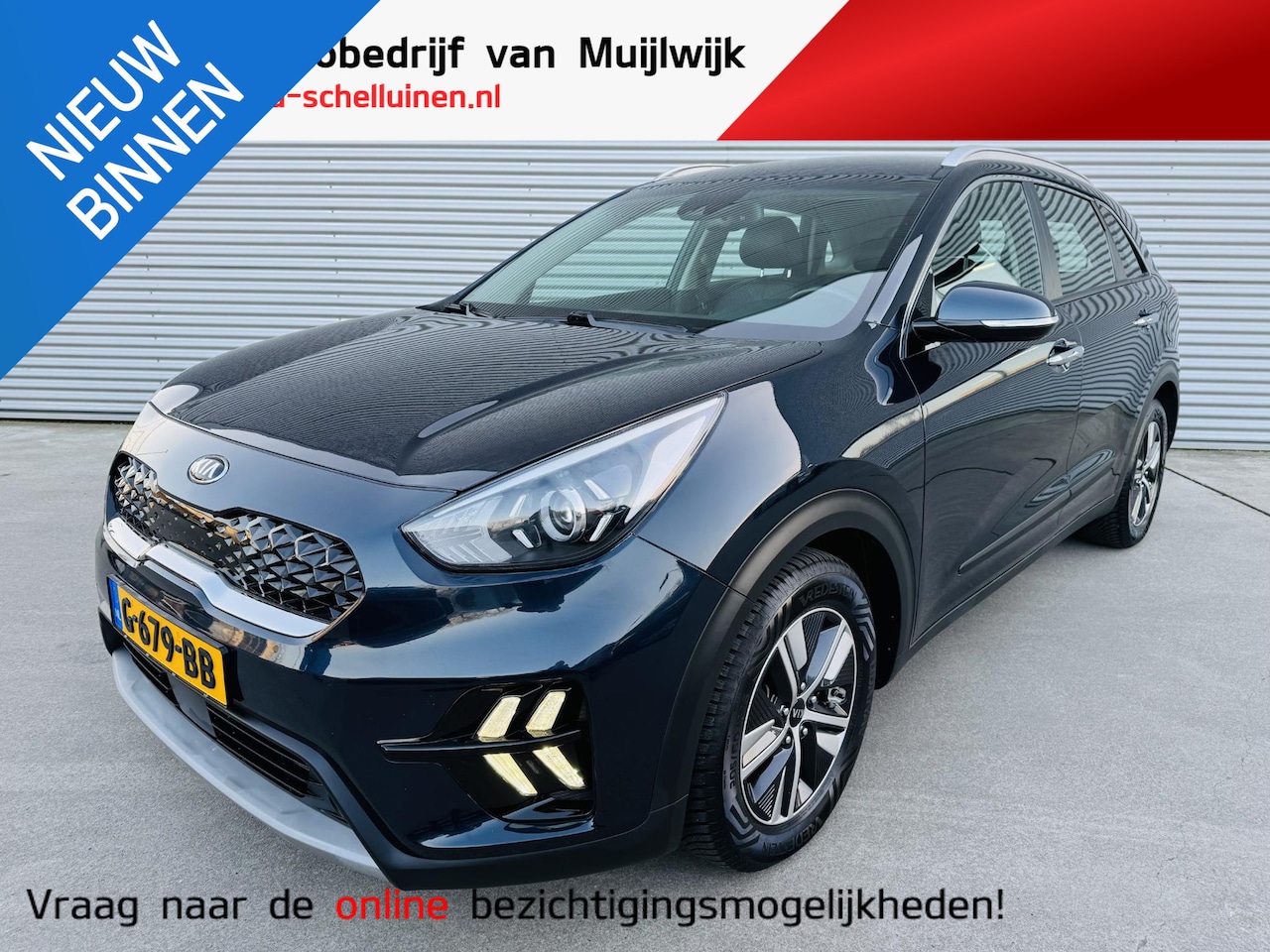 Kia Niro - 1.6 GDi Hybrid DynamicLine All Seasons | Clima | Navi | Cruise | Camera - AutoWereld.nl