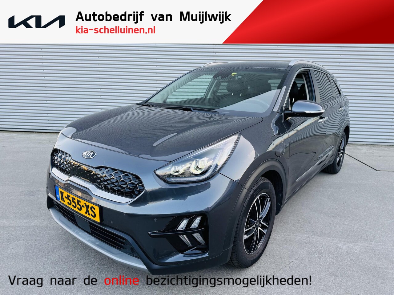 Kia Niro - 1.6 GDi PHEV DynamicPlusLine NW geleverd & Onderhouden | Privacyglass | Stoel&Stuurverw. | - AutoWereld.nl