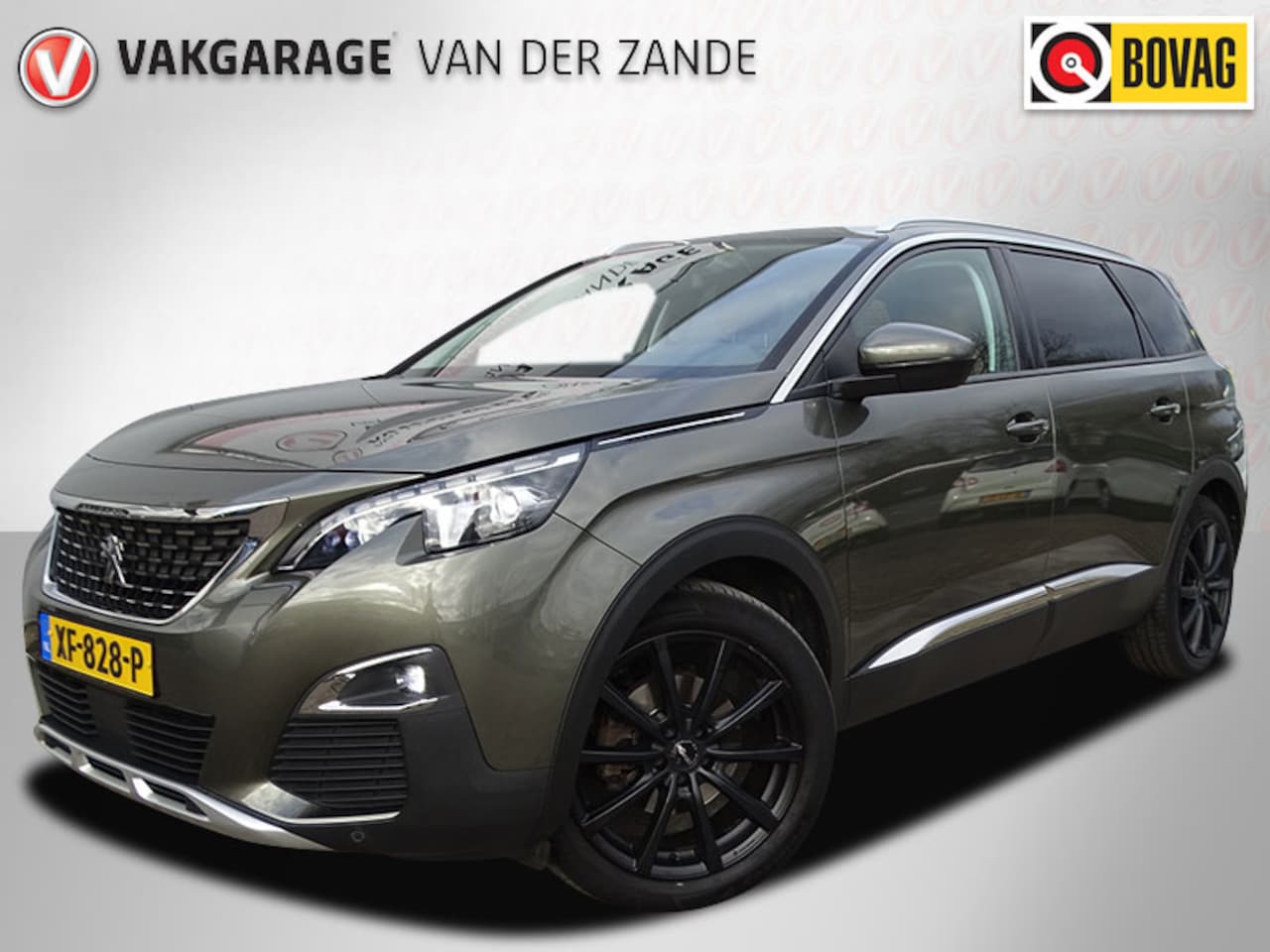 Peugeot 5008 - 1.2 AUTOMAAT Allure, 7 Persoons, Leder, Cruise, Trekhk, Navi, NAP! - AutoWereld.nl