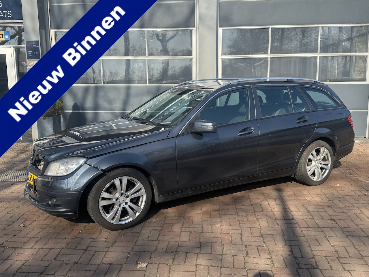 Mercedes-Benz C-klasse Estate - 180 K Business Class voor schade 2009 apk 09-2025 - AutoWereld.nl