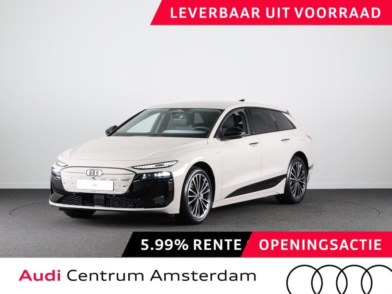 Audi A6 Avant e-tron - Advanced edition performance 100 kWh Tech Plus pakket, leder interieur, optiek pakket zwar - AutoWereld.nl