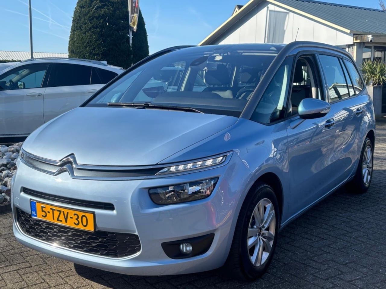 Citroën Grand C4 Picasso - 1.6 Blauw 2014 7-Persoons Trekhaak NL Auto - AutoWereld.nl