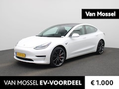 Tesla Model 3 - Performance AWD 75 kWh | Panorama Dak | 20'' Lichtmetalen Velgen | Stoelverwarming voor/ac