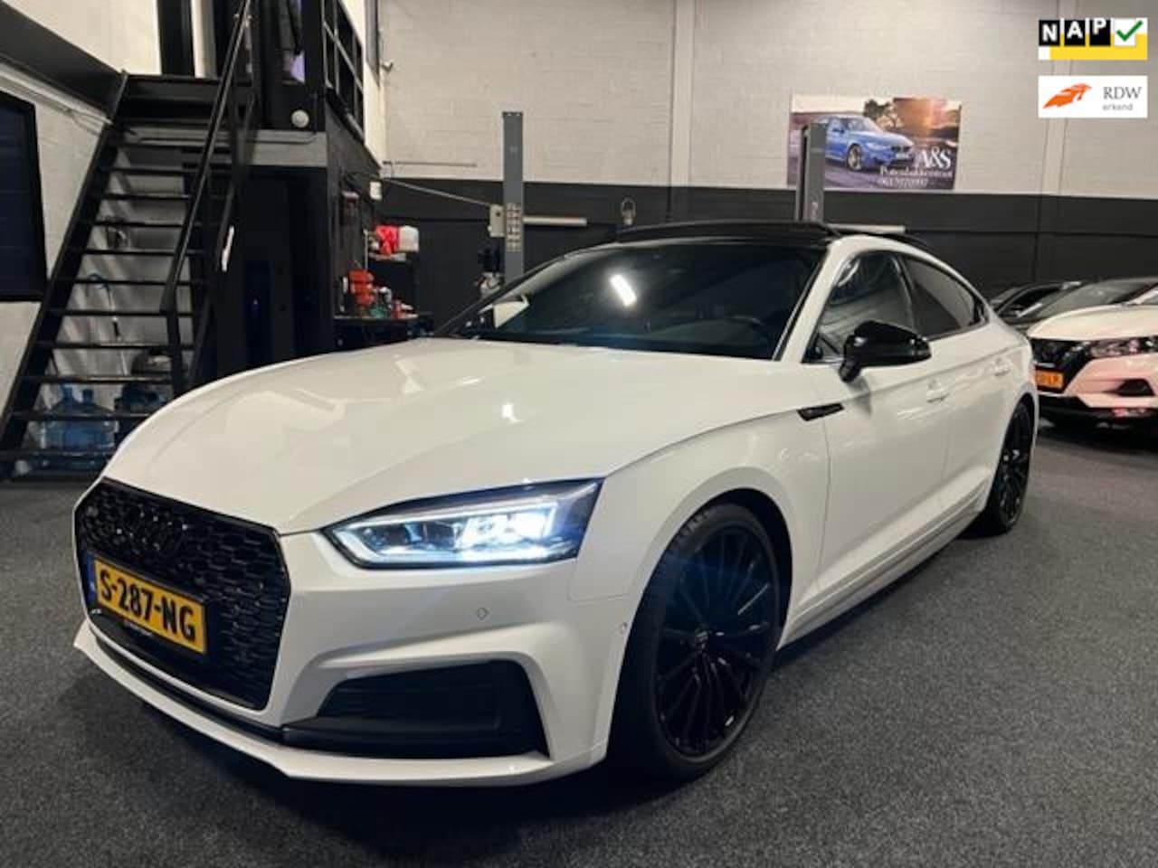 Audi A5 Sportback - 40 TFSI Sport S-line Black Edition 40 TFSI Sport S-line black edition - AutoWereld.nl