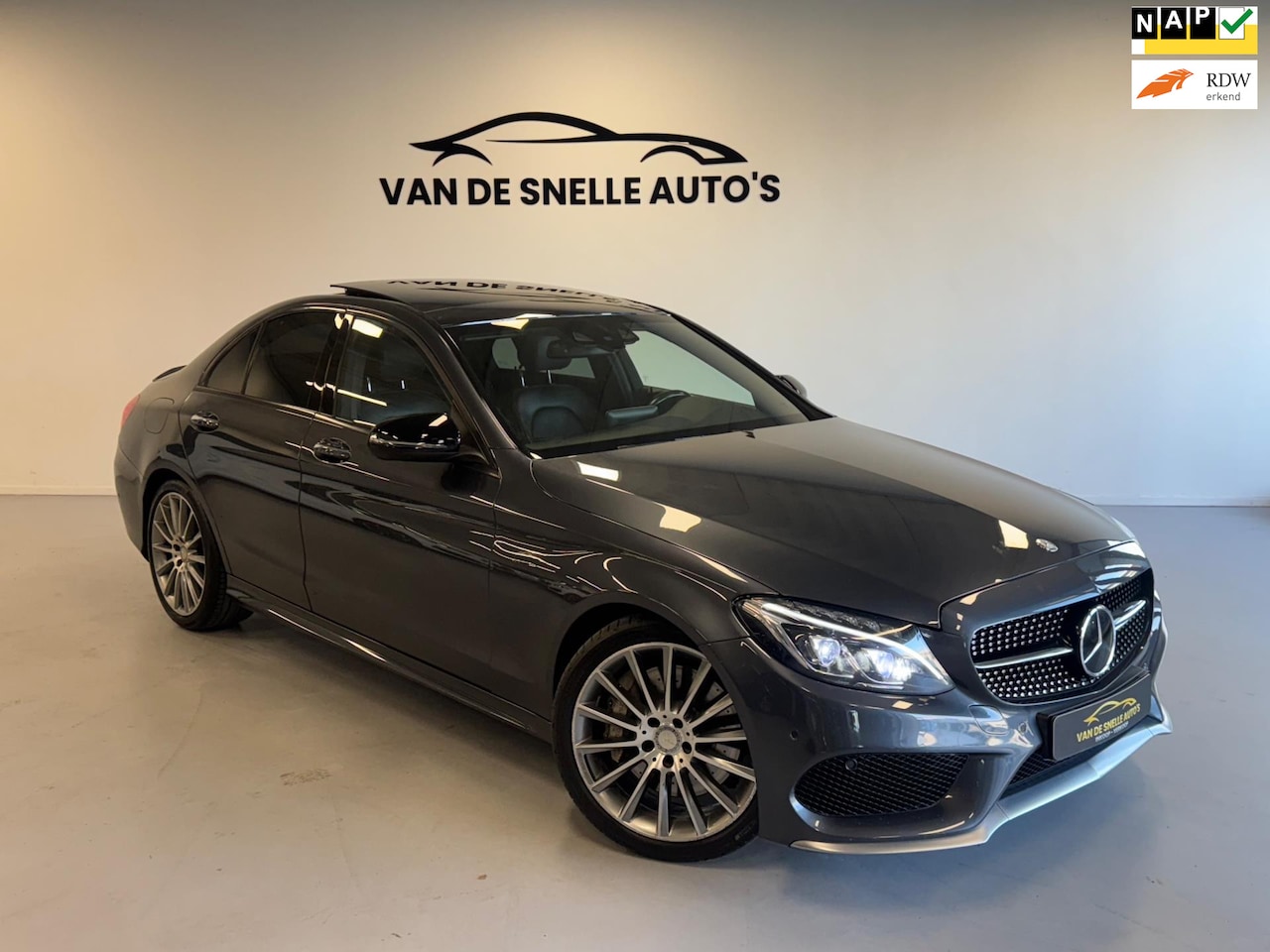 Mercedes-Benz C-klasse - 450 AMG 4MATIC PANO/BURMESTER/INTELLED - AutoWereld.nl