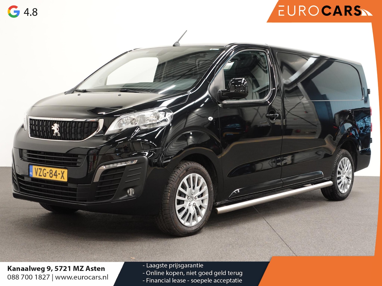 Peugeot Expert - 2.0 BlueHDI 145PK L3 Automaat Airco Navi Cruise Control Trekhaak Carplay - AutoWereld.nl