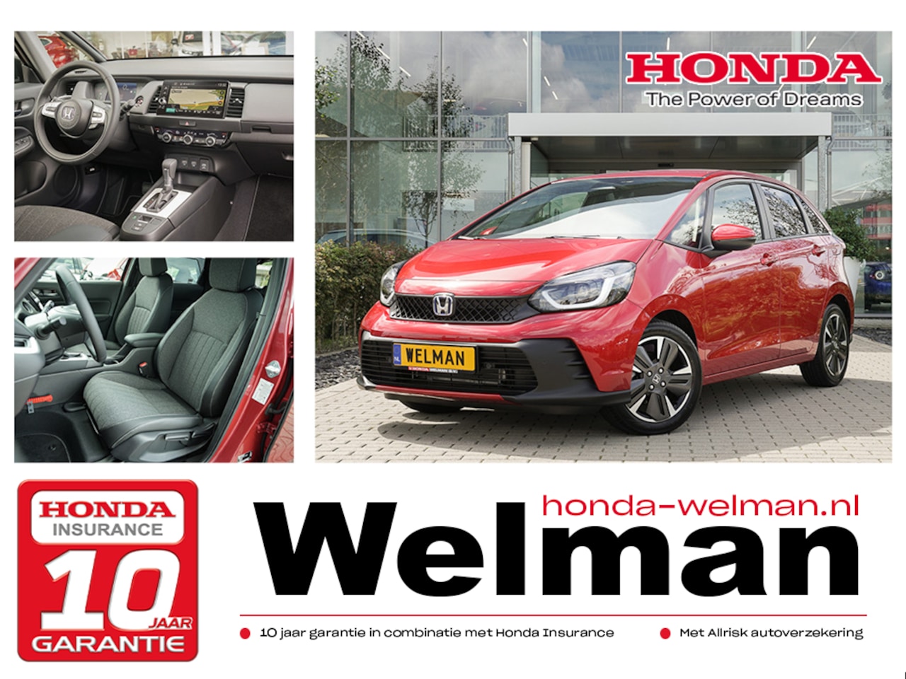 Honda Jazz - 1.5i e:HEV ADVANCE - AKTIE - NIEUW - 122 PK - FULL HYBRID - AutoWereld.nl