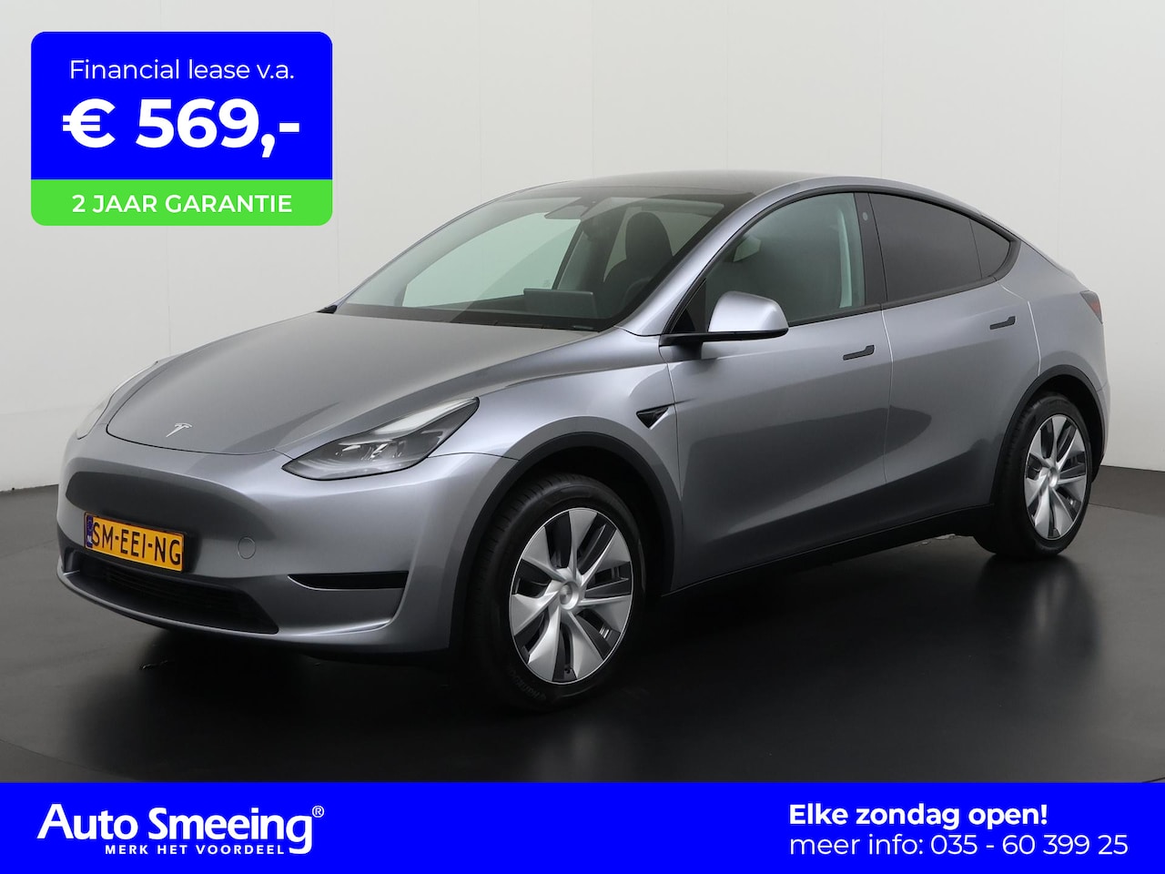 Tesla Model Y - Long Range RWD | Trekhaak | Adaptief Cruise | Panoramadak | Zondag Open! - AutoWereld.nl