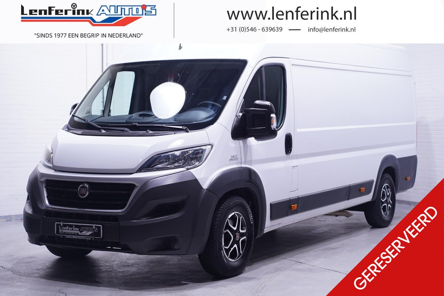 Fiat Ducato - 2.3 MultiJet 150 pk L4H2 Airco, Camera, Ideaal voor Camper Ombouw, Trekhaak 3.000 kg, 3-Zi - AutoWereld.nl