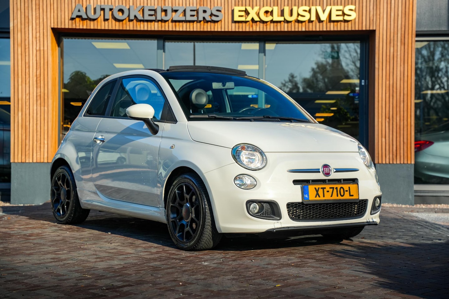 Fiat 500 C - 0.9 TwinAir Turbo 500S Airco Leer/Stof PDC Audio LM - AutoWereld.nl