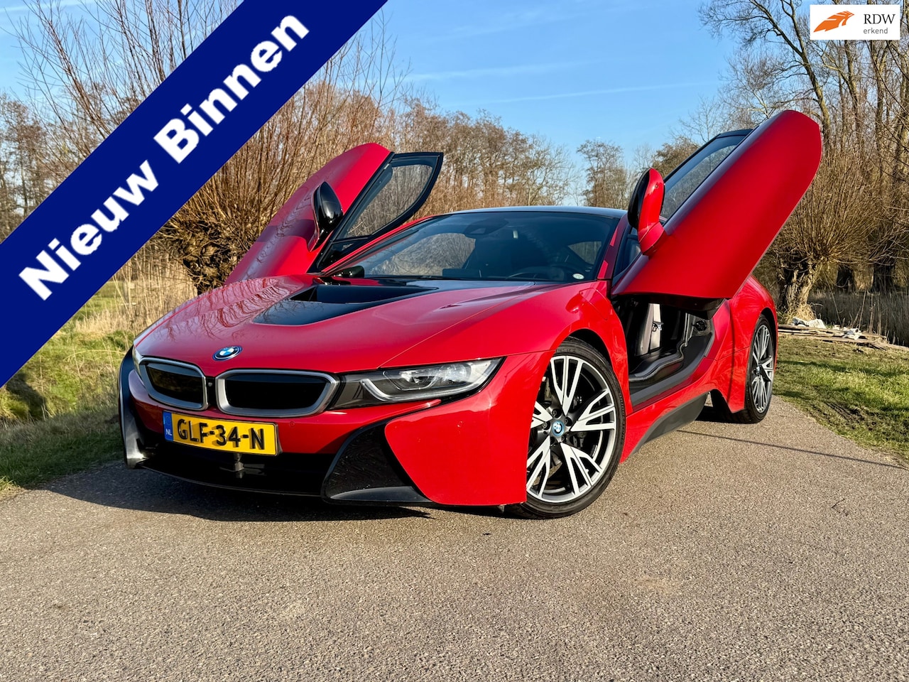 BMW i8 - 1.5 Protonic Red Edition / Hybrid / 334 PK / Camera / Automaat / Navigatie / Kuipstoelen l - AutoWereld.nl