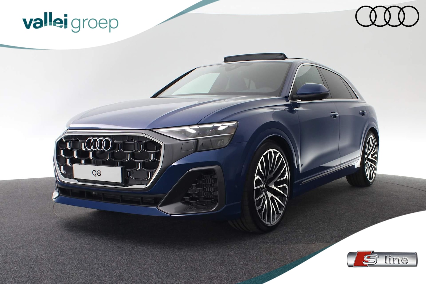 Audi Q8 - Pro Line S 55 TFSI e 394PK Quattro | Bang & Olufsen Premium | 23 inch | Panoramadak | Trek - AutoWereld.nl