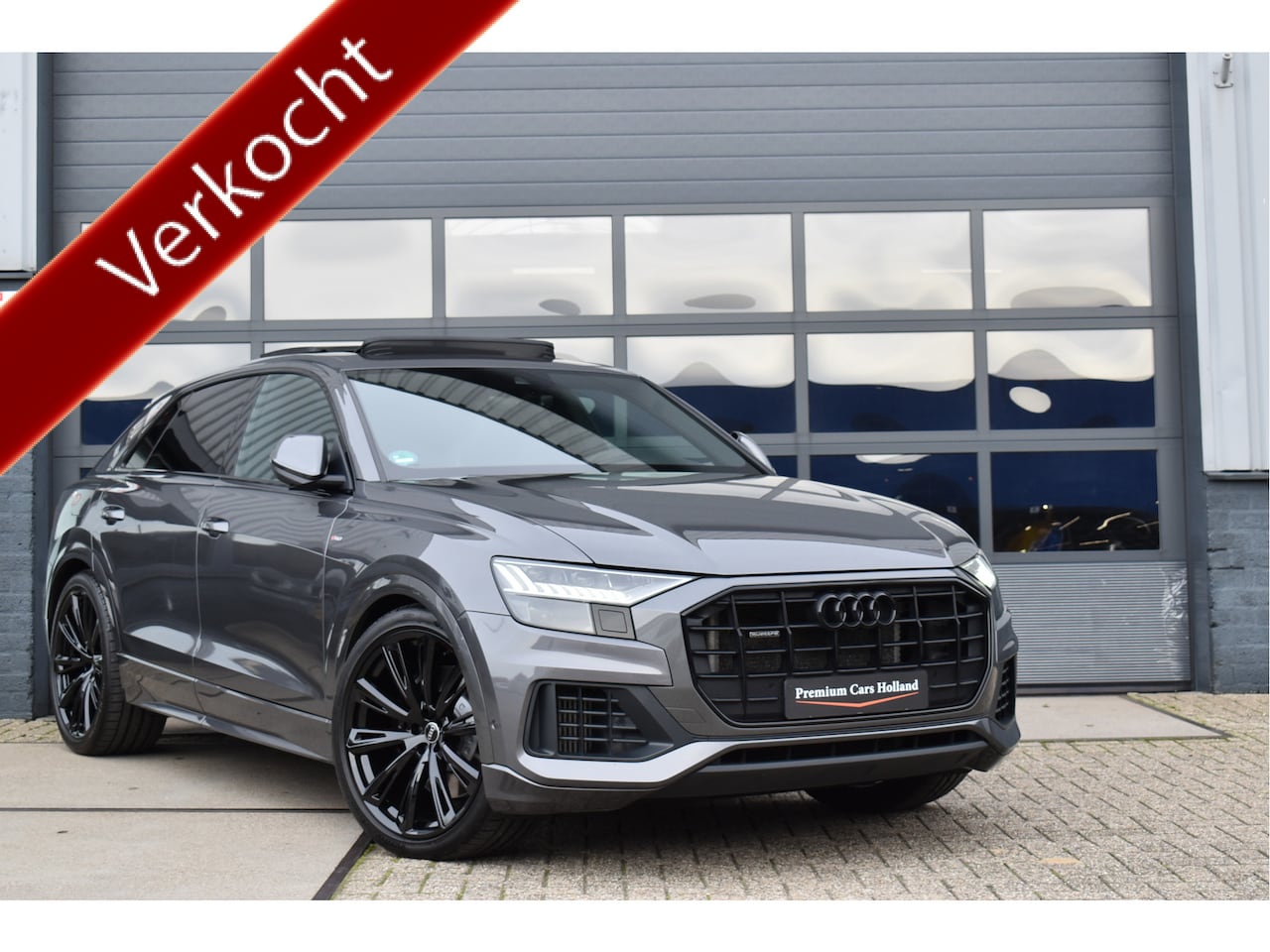 Audi Q8 - 55 TFSI e Quattro 381 Pk S-Line Black Ed RS-Stoel Pano Matrix Keyless Luchtvering Navi 23 - AutoWereld.nl