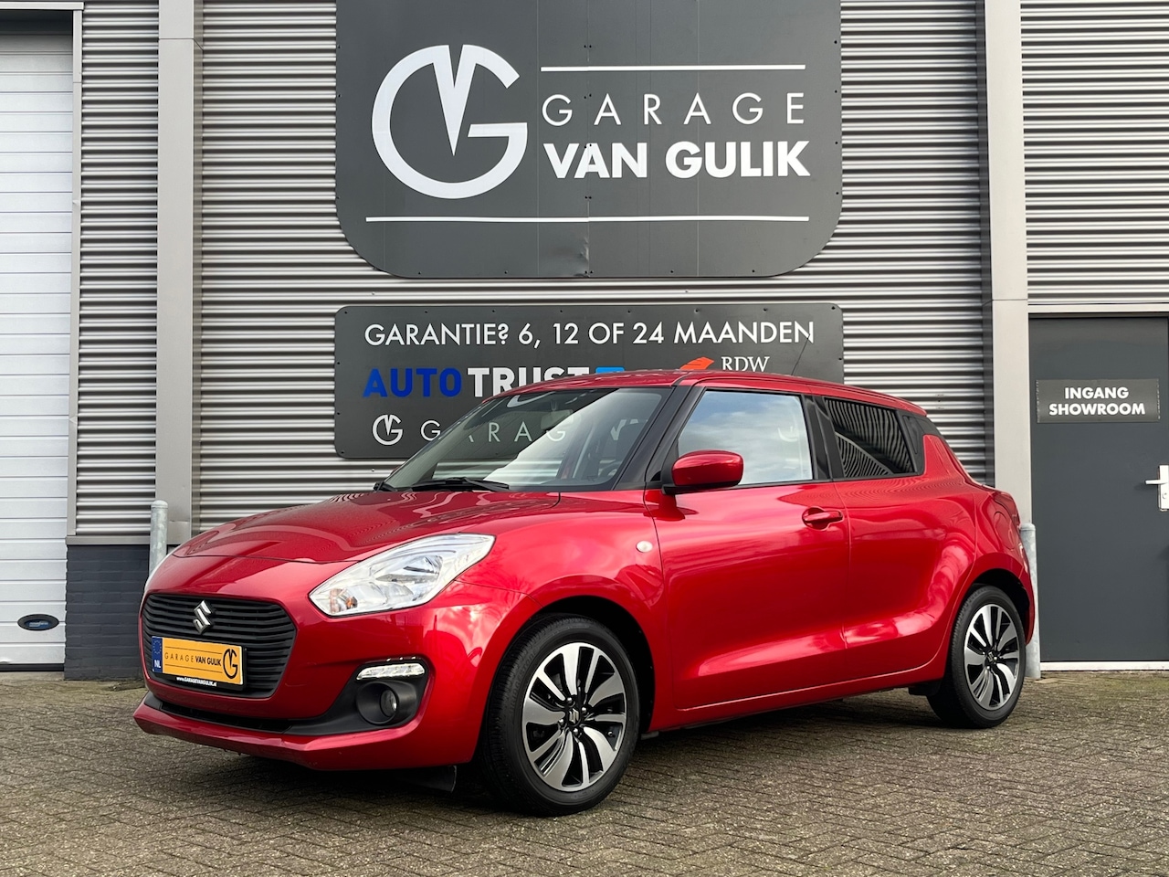 Suzuki Swift - 1.0 111PK Airco,Navi,Isofix,Stoelverw,Bluetooth,Usb,Aux,Lmv,LED,Stuurbed,ElektrRamen,CVmet - AutoWereld.nl