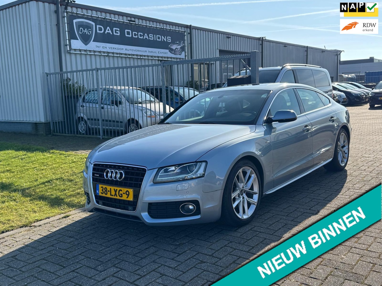 Audi A5 Sportback - 2.0 TFSI quattro S Line AUTOMAAT|4X4|NAVI|PDC|SCHUIFDAK - AutoWereld.nl