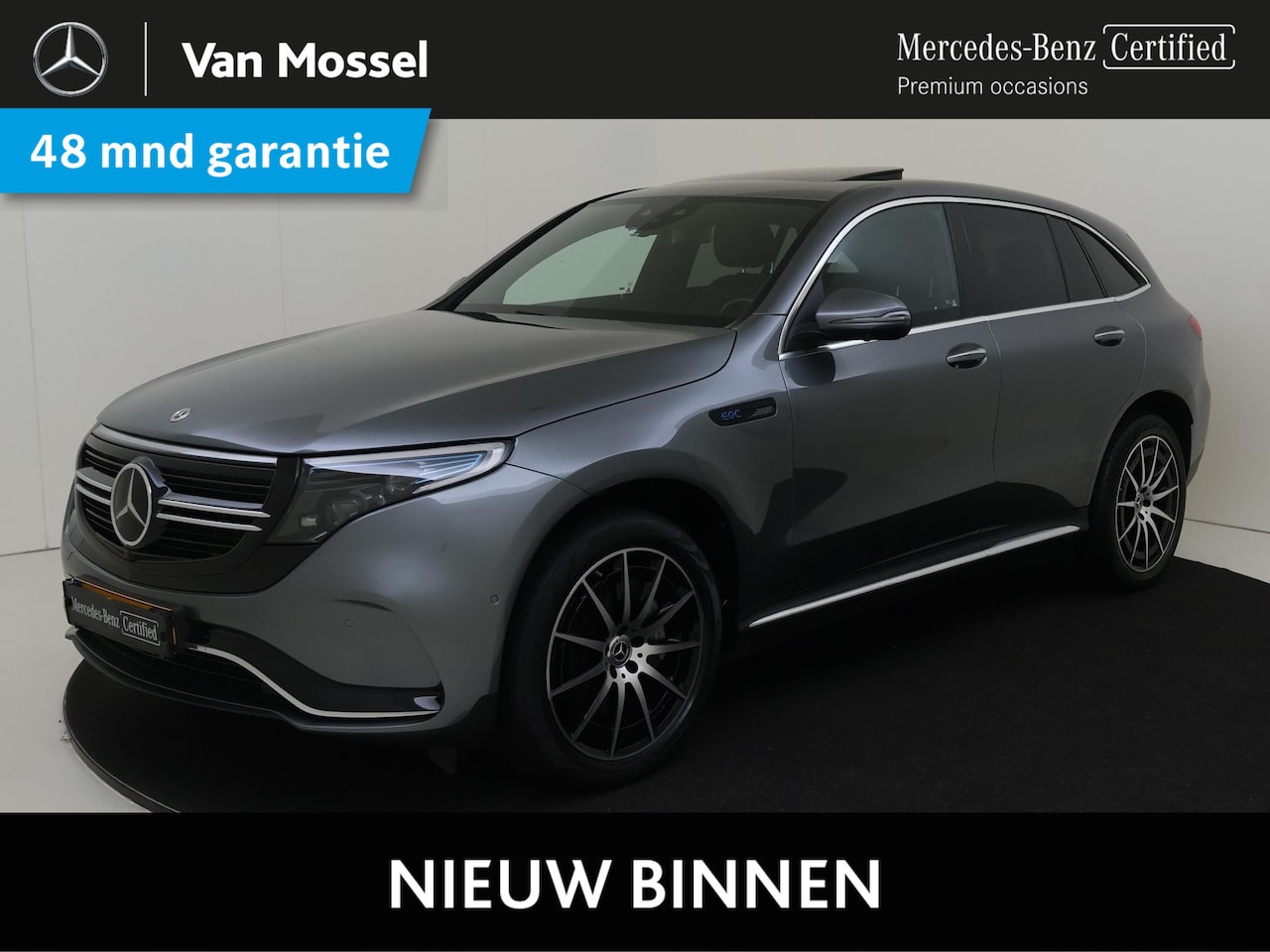 Mercedes-Benz EQC - 400 4MATIC Business Solution AMG 80 kWh / Premium Plus/ Schuifdak/ Memory/ 20 inch/ - AutoWereld.nl