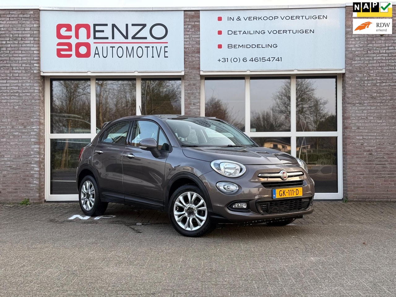 Fiat 500 X - 1.4 Turbo Trekhaak Cruise Camera NLauto NAP - AutoWereld.nl