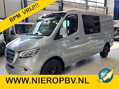 Mercedes-Benz Sprinter - 319CDI L2H1 Dubbelcabine Automaat Airco Navi Cruisecontrol Leer Xenon NIEUW BPM VRIJ