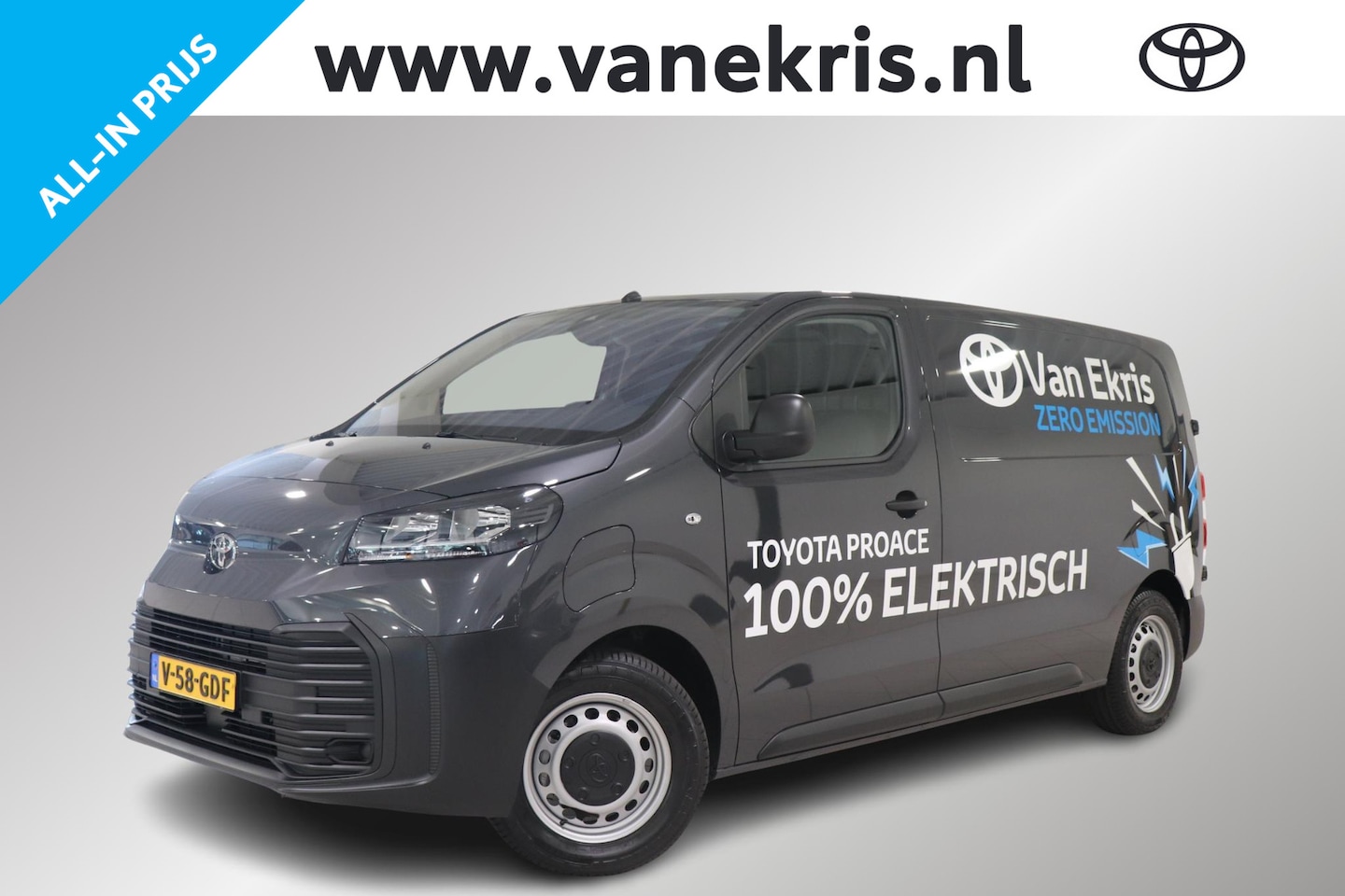 Toyota ProAce Electric Worker - Challenger Extra Range 75 kWh Challenger Extra Range 75 kWh, Apple Carplay & Android Auto, Lat om lat, Laadvloer betonpl - AutoWereld.nl