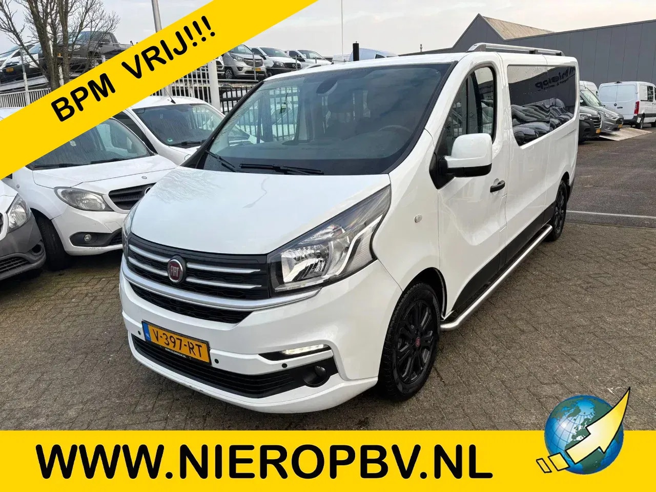 Fiat Talento - 1.6MJ L2H1 Dubbelcabine Airco Navi Cruisecontrol Trekhaak EURO 6 - AutoWereld.nl