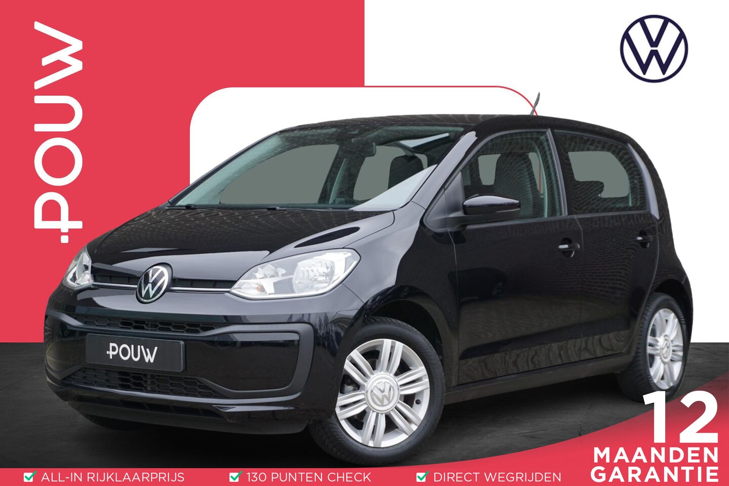 Volkswagen Up! - 1.0 60pk Move up! | Volautomatische Airconditioning | Cruise Control | Achteruitrijcamera - AutoWereld.nl