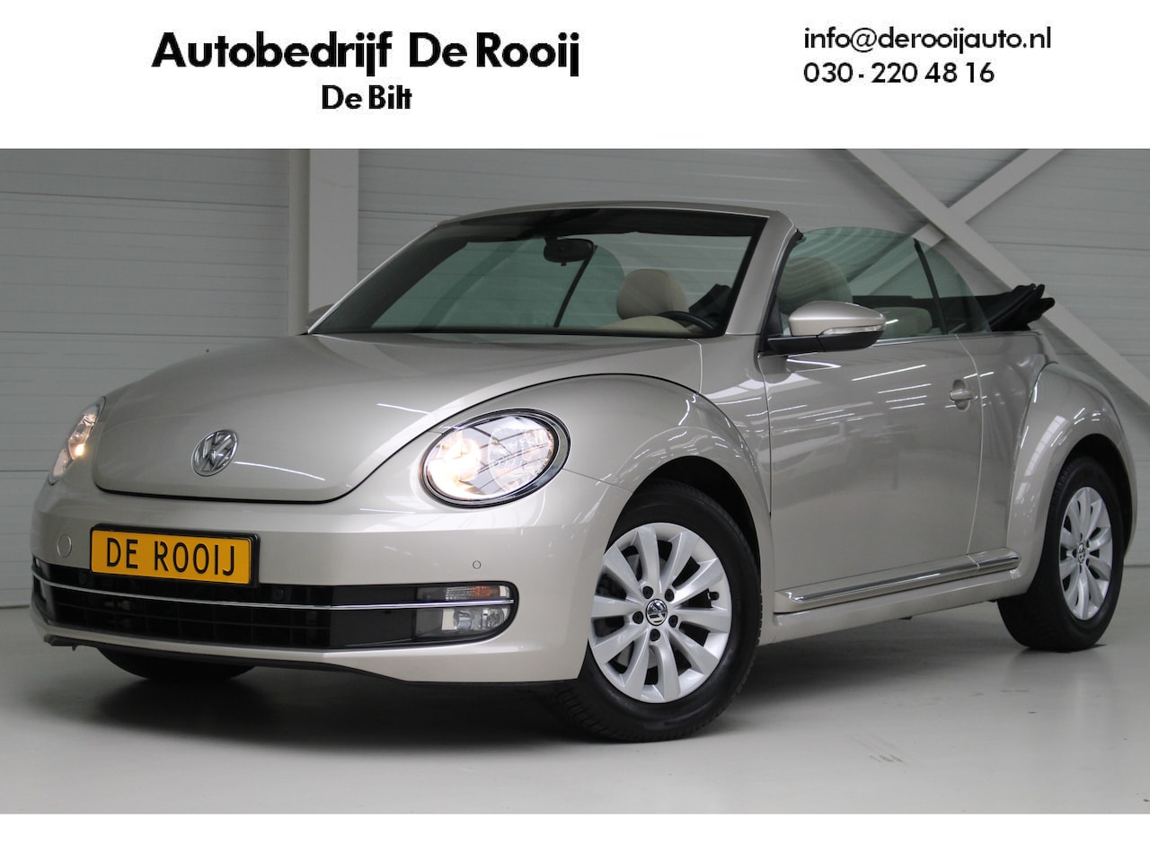 Volkswagen Beetle Cabriolet - 1.2 TSI DSG BlueMotion Navigatie | Stoelverwarming | Cruise Control | - AutoWereld.nl