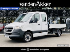 Mercedes-Benz Sprinter - 316 CDI L3 RWD 164PK Dubbele Cabine Open Laadbak (340cm) DoKa 121km // Passagiersbank // 7