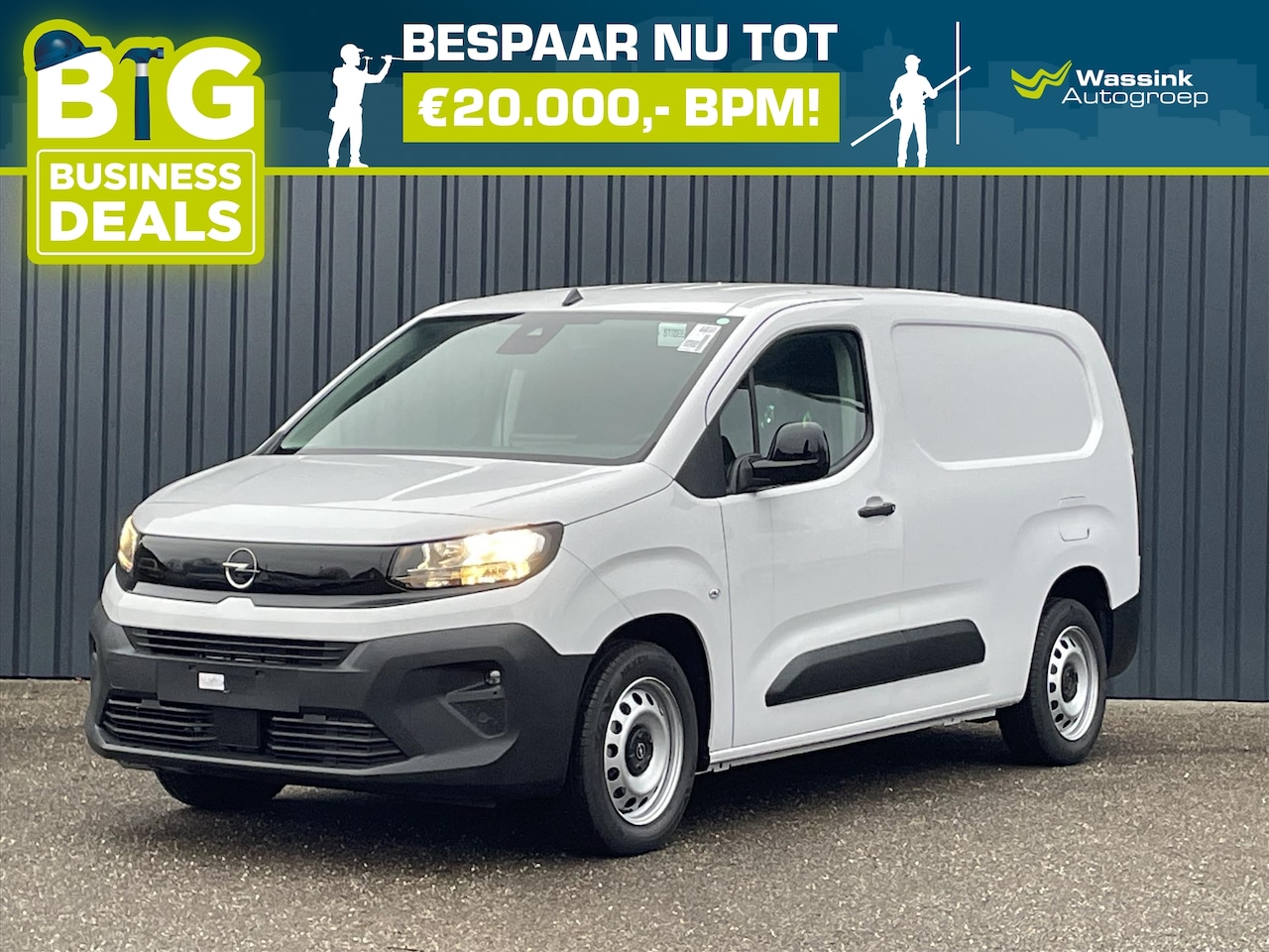 Opel Combo - Cargo GB 1.5 Diesel 100pk S/S L2H1 verhoogd laadvermogen | Pakket Winter | Trekhaak Voorbe - AutoWereld.nl