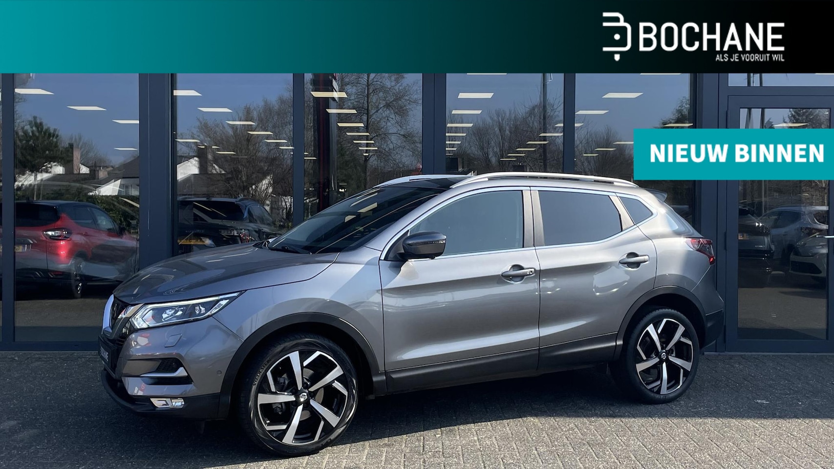 Nissan Qashqai - 1.2 Tekna | Camera  | Stoel verwarming | Dodehoekassistent | 19'' inch Lichtmetalen Velgen - AutoWereld.nl