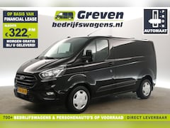 Ford Transit Custom - 2.0 TDCI L1H1 170PK Automaat Airco LED Cruise Camera Carplay Trekhaak 3 Persoons PDC