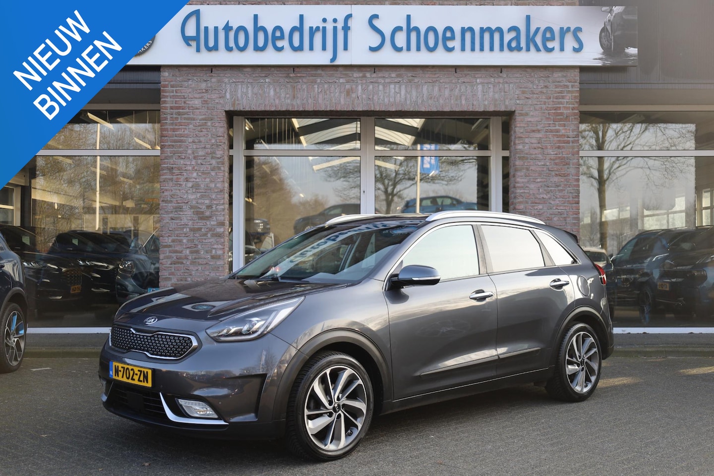 Kia Niro - 1.6 GDi Hybrid ExecutiveLine PANO LEER MEMORY CAMERA DAB 4xSTOELVERW CARPLAY STOELVENTILAT - AutoWereld.nl