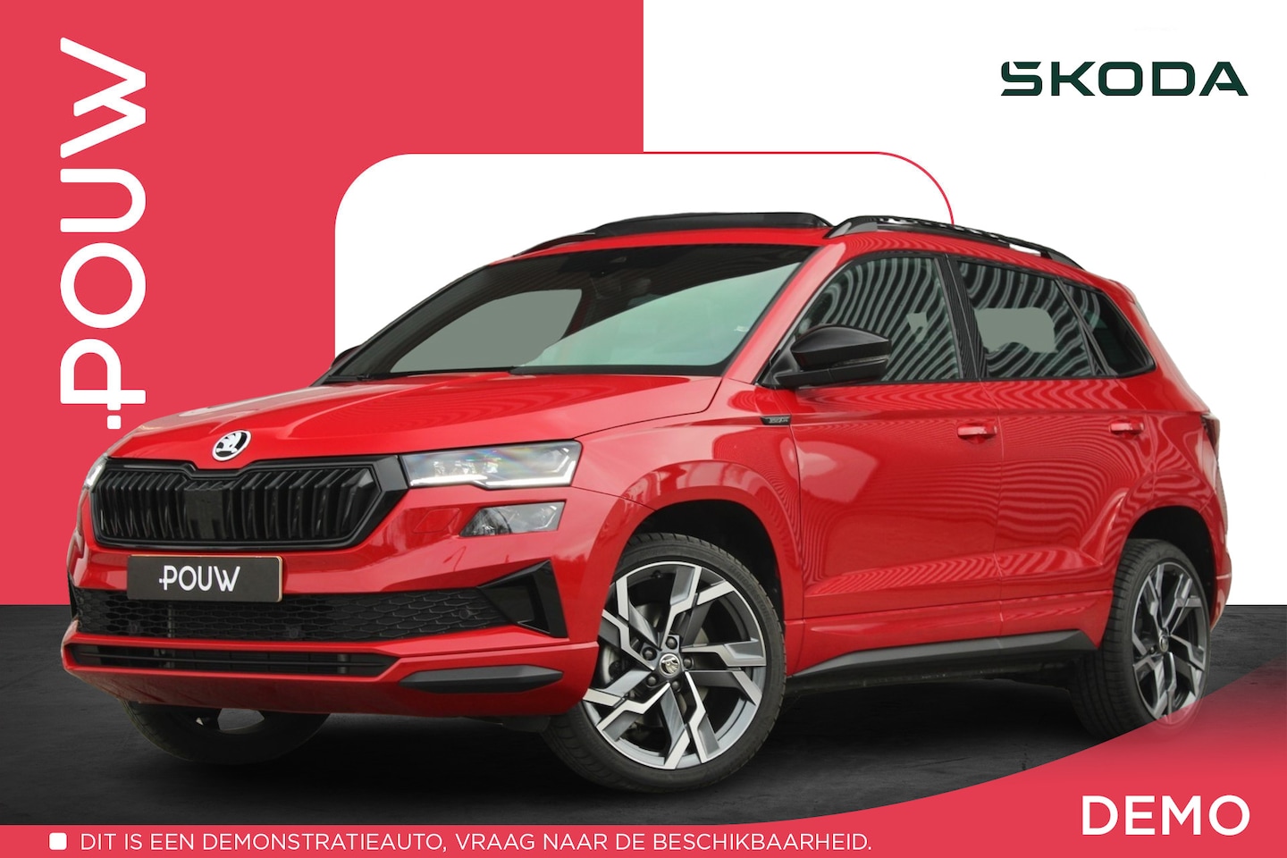 Skoda Karoq - 1.5 TSI 150pk DSG ACT Sportline Business | Panoramadak | Trekhaak Wegklapbaar | Adaptive C - AutoWereld.nl