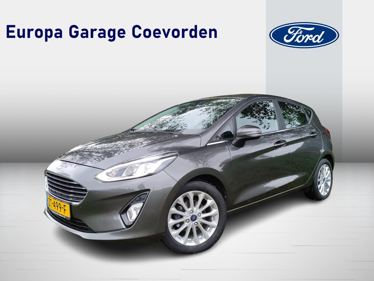 Ford Fiesta - 1.0 EB 100pk Titanium Automaat | CLIMA | CARPLAY NAVI | STOELVERWARMING | - AutoWereld.nl